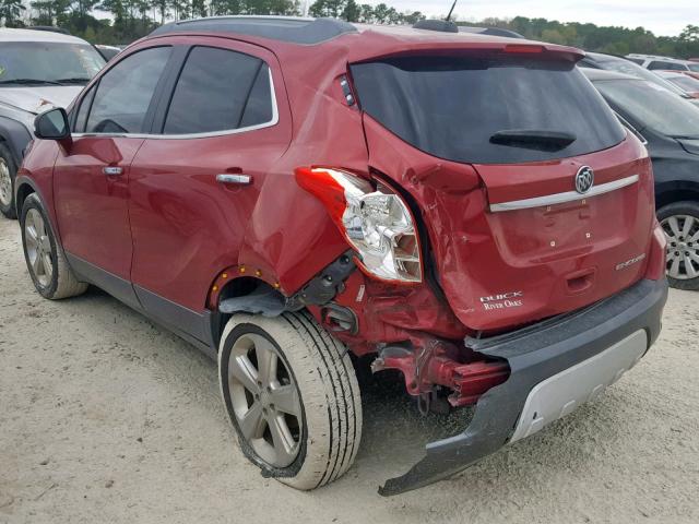 KL4CJCSB2FB124594 - 2015 BUICK ENCORE RED photo 3
