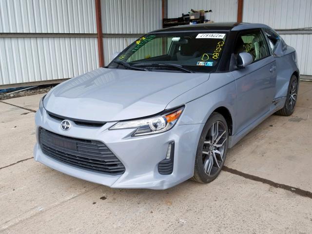 JTKJF5C78GJ021040 - 2016 TOYOTA SCION TC ნაცრისფერი ფოტო 2