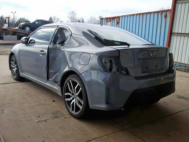 JTKJF5C78GJ021040 - 2016 TOYOTA SCION TC ნაცრისფერი ფოტო 3