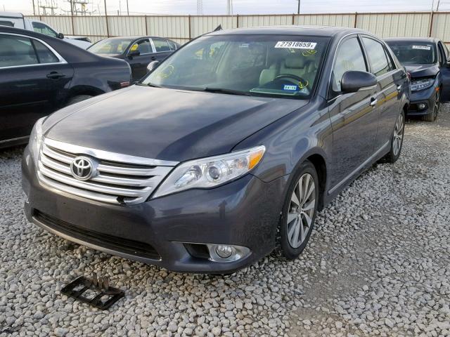 4T1BK3DB5BU397471 - 2011 TOYOTA AVALON BAS GRAY photo 2