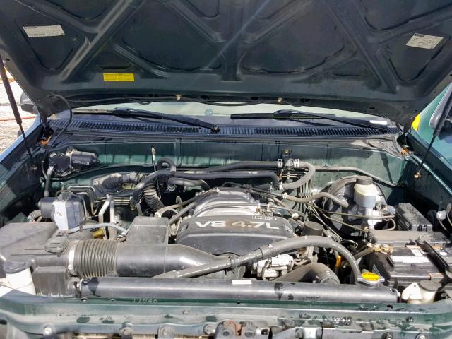 5TDZT38A81S033940 - 2001 TOYOTA SEQUOIA LI GREEN photo 7