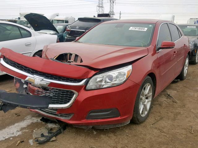 1G11C5SL4EF182542 - 2014 CHEVROLET MALIBU 1LT წითელი ფოტო 2