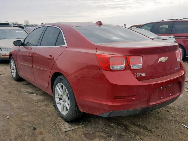 1G11C5SL4EF182542 - 2014 CHEVROLET MALIBU 1LT წითელი ფოტო 3