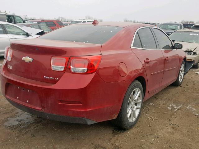 1G11C5SL4EF182542 - 2014 CHEVROLET MALIBU 1LT წითელი ფოტო 4