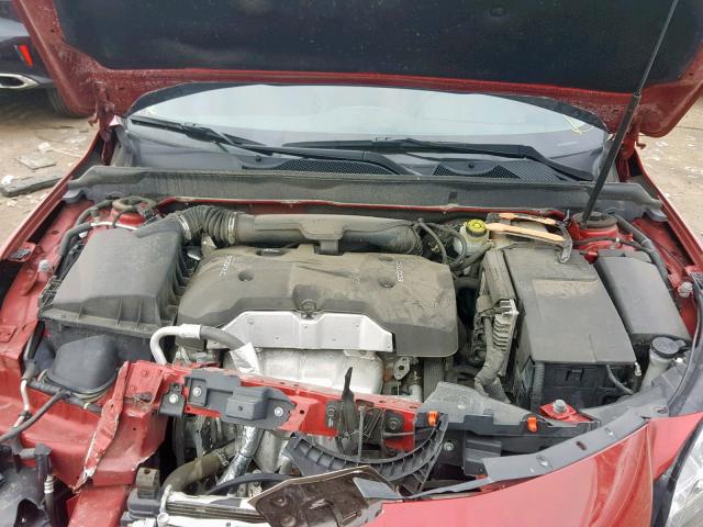 1G11C5SL4EF182542 - 2014 CHEVROLET MALIBU 1LT წითელი ფოტო 7