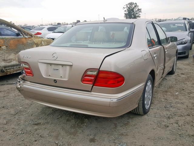 WDBJF65J81B193526 - 2001 MERCEDES-BENZ E 320 GOLD photo 4