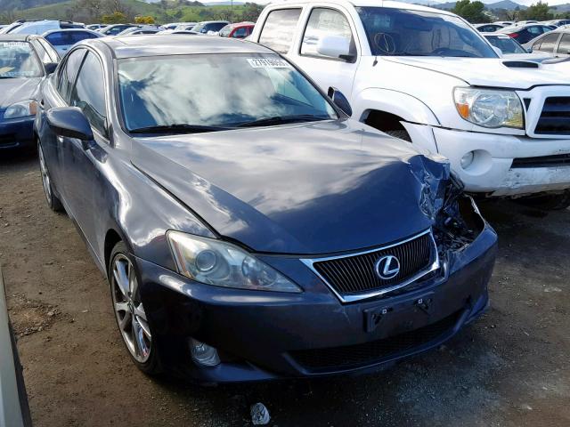 JTHBE262682016054 - 2008 LEXUS IS 350 GRAY photo 1