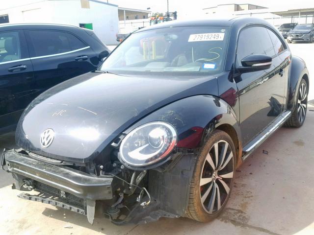 3VWV67ATXCM648434 - 2012 VOLKSWAGEN BEETLE TUR BLACK photo 2