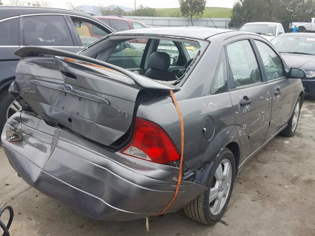 1FAHP38323W192690 - 2003 FORD FOCUS ZTS GRAY photo 4