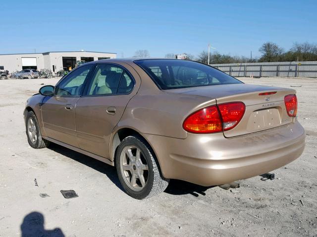 1G3NF52E54C132590 - 2004 OLDSMOBILE ALERO GLS GOLD photo 3