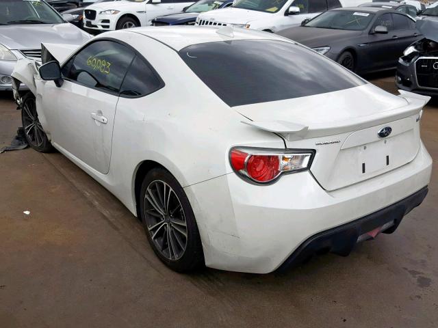 JF1ZCAC18F9603054 - 2015 SUBARU BRZ 2.0 LI WHITE photo 3