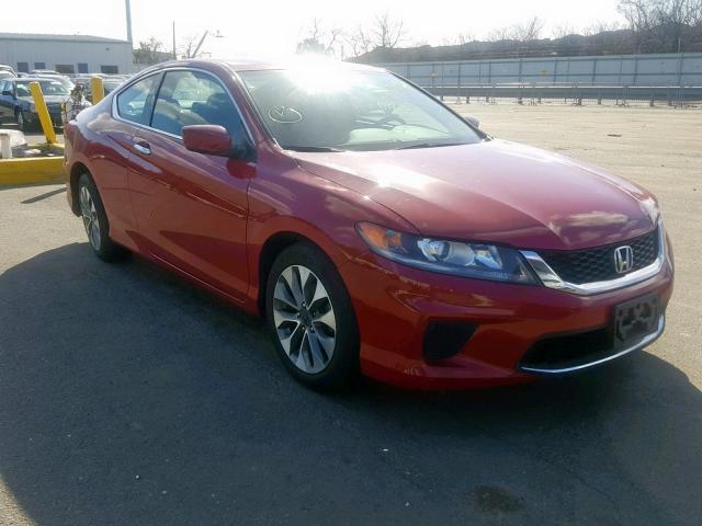 1HGCT1B31EA011352 - 2014 HONDA ACCORD LX- RED photo 1