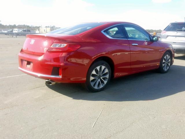 1HGCT1B31EA011352 - 2014 HONDA ACCORD LX- RED photo 4