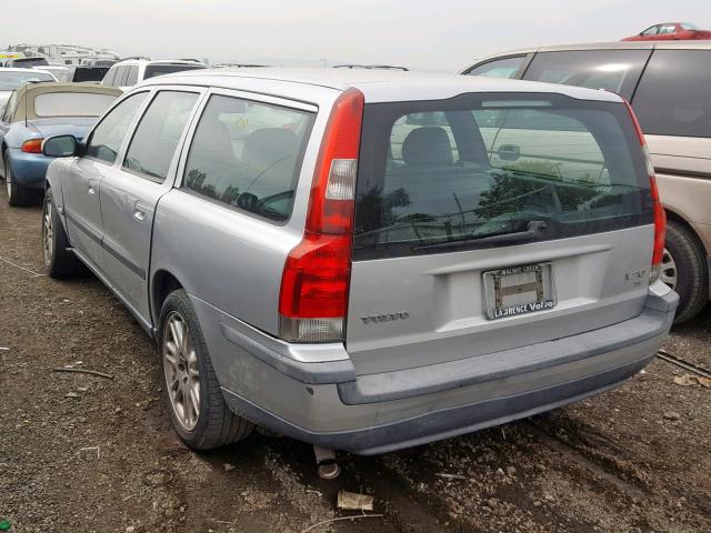 YV1SW53D421205265 - 2002 VOLVO V70 T5 TUR SILVER photo 3