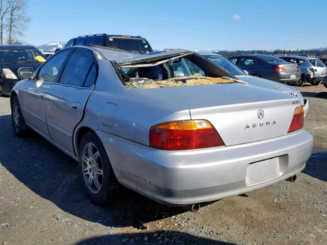 19UUA56651A005876 - 2001 ACURA 3.2TL SILVER photo 3