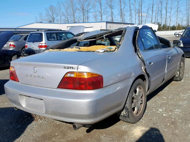 19UUA56651A005876 - 2001 ACURA 3.2TL SILVER photo 4