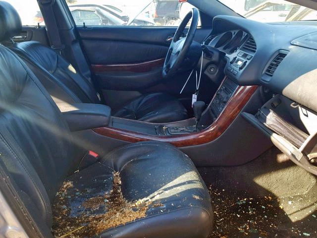 19UUA56651A005876 - 2001 ACURA 3.2TL SILVER photo 5