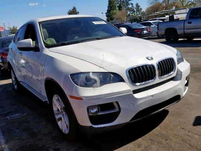 5UXFG2C57E0C44729 - 2014 BMW X6 XDRIVE3 WHITE photo 1