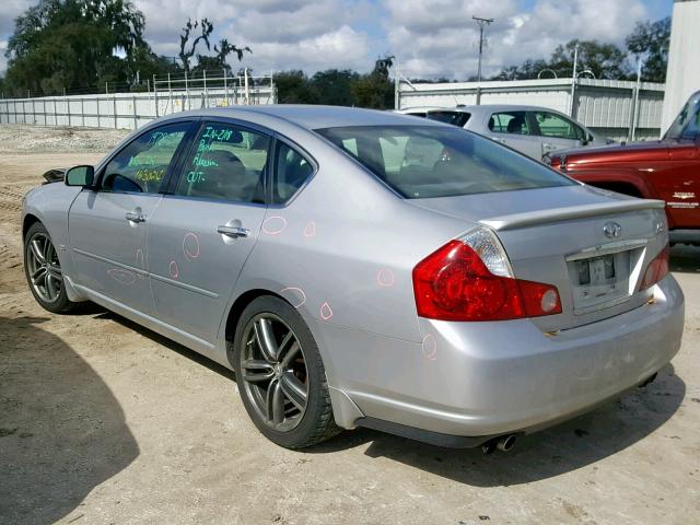 JNKAY01E67M312624 - 2007 INFINITI M35 BASE SILVER photo 3