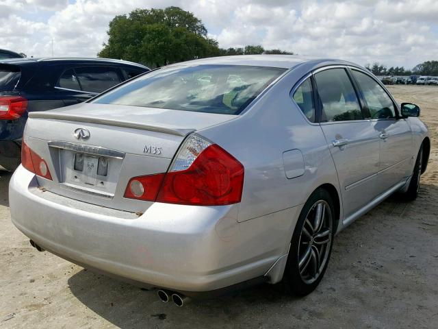 JNKAY01E67M312624 - 2007 INFINITI M35 BASE SILVER photo 4