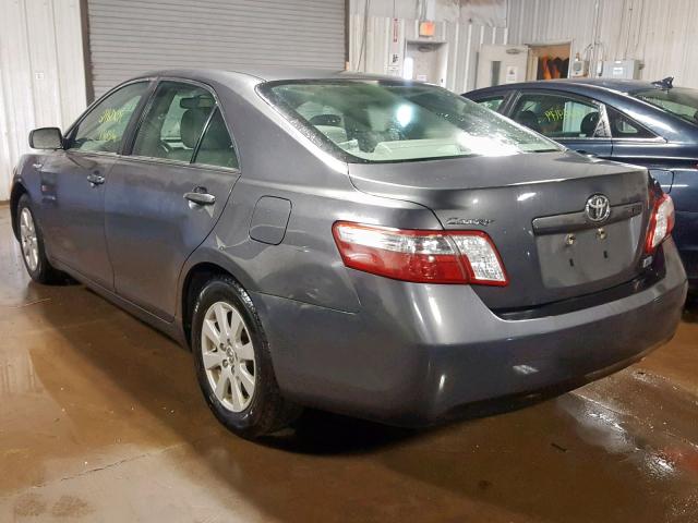 4T1BB46K89U083519 - 2009 TOYOTA CAMRY HYBR GRAY photo 3