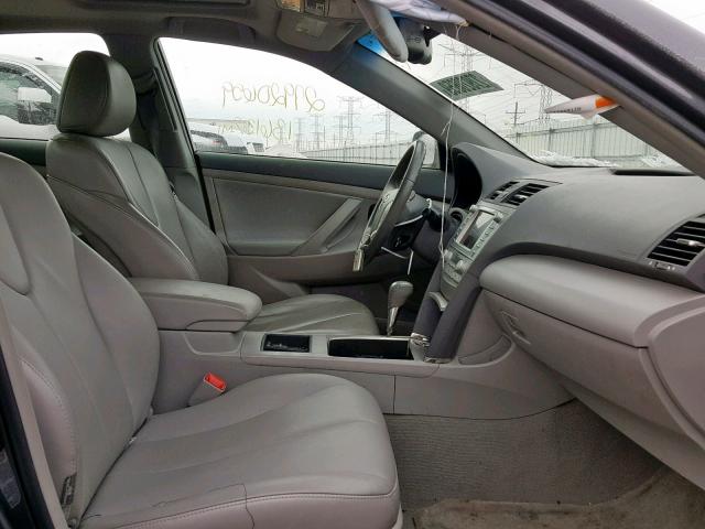 4T1BB46K89U083519 - 2009 TOYOTA CAMRY HYBR GRAY photo 5