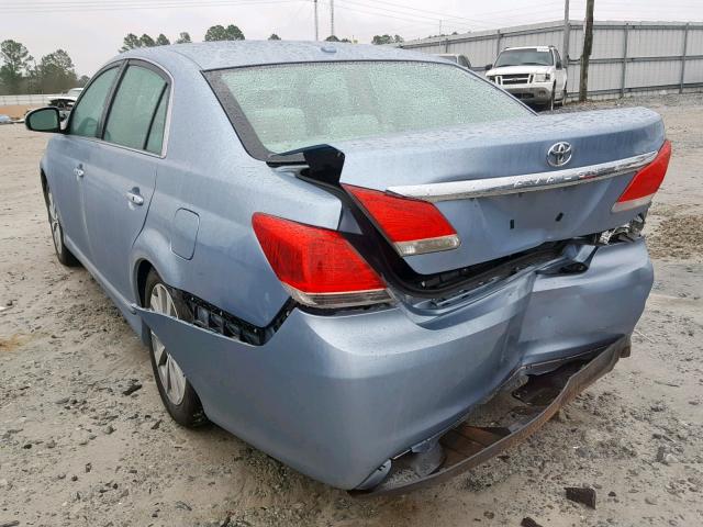 4T1BK3DB6CU460384 - 2012 TOYOTA AVALON BAS BLUE photo 3