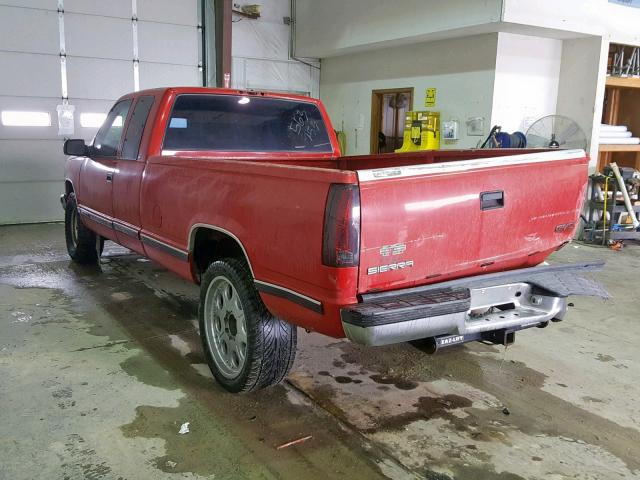 1GTGC29RXWE560154 - 1998 GMC SIERRA C25 RED photo 3