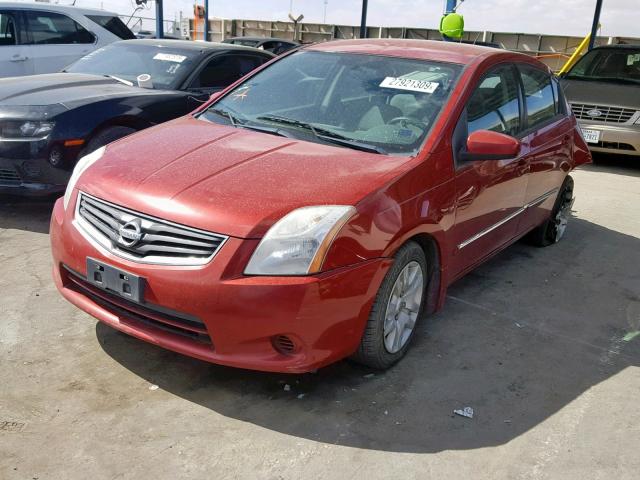 3N1AB6AP3BL648535 - 2011 NISSAN SENTRA 2.0 RED photo 2