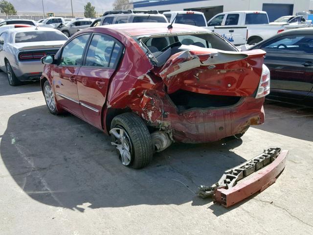 3N1AB6AP3BL648535 - 2011 NISSAN SENTRA 2.0 RED photo 3