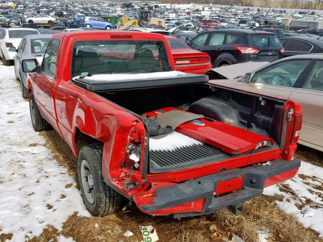 1FTYR10D29PA14584 - 2009 FORD RANGER RED photo 3