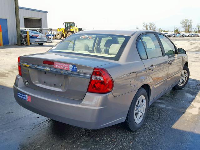 1G1ZS58F07F126351 - 2007 CHEVROLET MALIBU LS TAN photo 4
