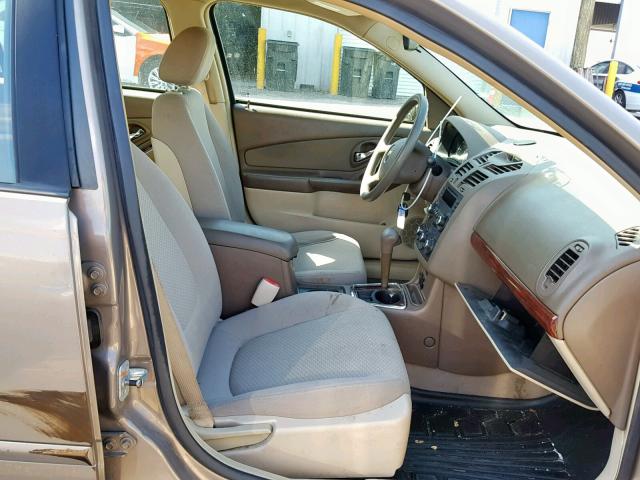 1G1ZS58F07F126351 - 2007 CHEVROLET MALIBU LS TAN photo 5