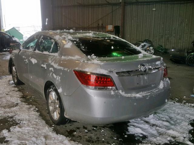 1G4GD5ER1CF333392 - 2012 BUICK LACROSSE P SILVER photo 3