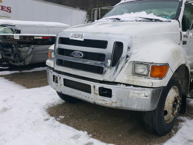 3FRNF65N66V228602 - 2006 FORD F650 SUPER WHITE photo 9