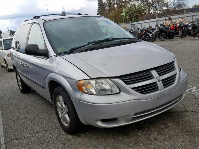 1D4GP45R65B287626 - 2005 DODGE CARAVAN SX SILVER photo 1