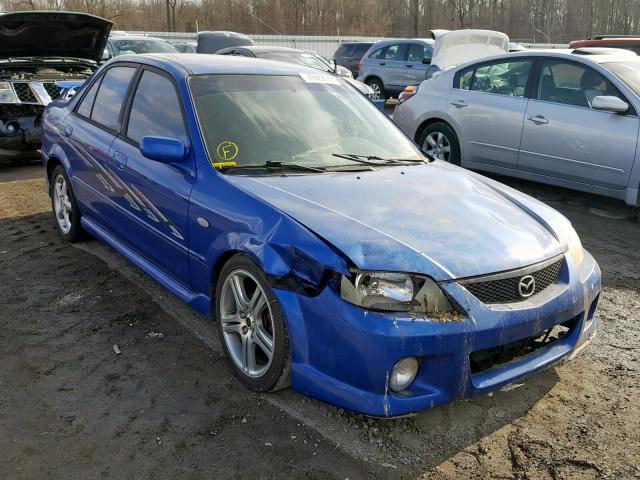 JM1BJ227910458861 - 2001 MAZDA PROTEGE MP BLUE photo 1