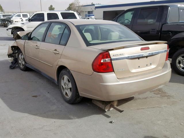 1G1ZT54885F128558 - 2005 CHEVROLET MALIBU LS TAN photo 3