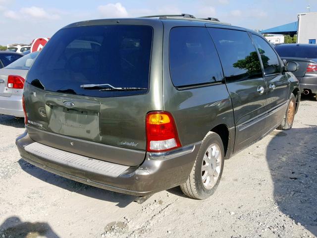 2FMDA58463BA48460 - 2003 FORD WINDSTAR L GREEN photo 4