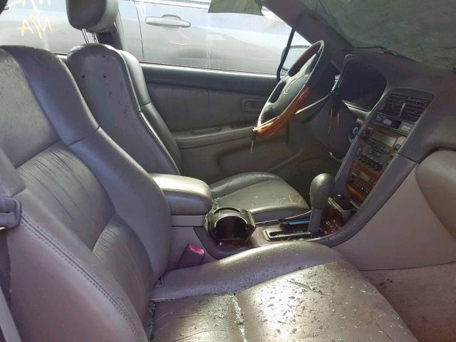 JT8BF28G710291343 - 2001 LEXUS ES 300 SILVER photo 5