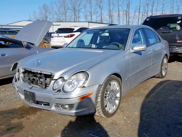 WDBUF56X58B309365 - 2008 MERCEDES-BENZ E 350 SILVER photo 2