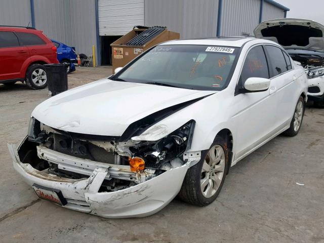 1HGCP26858A064706 - 2008 HONDA ACCORD EXL WHITE photo 2