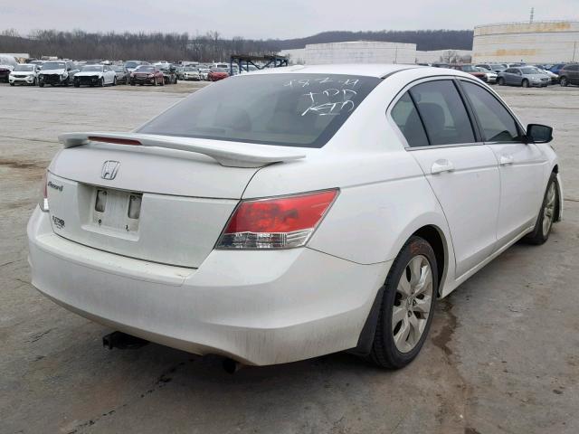 1HGCP26858A064706 - 2008 HONDA ACCORD EXL WHITE photo 4