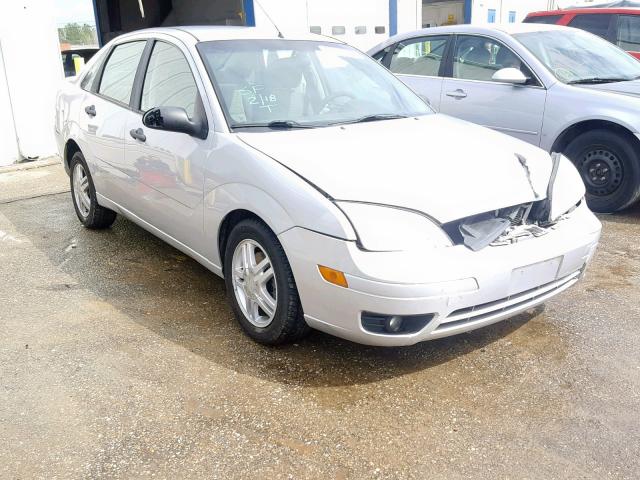 1FAFP34N57W310249 - 2007 FORD FOCUS ZX4 SILVER photo 1