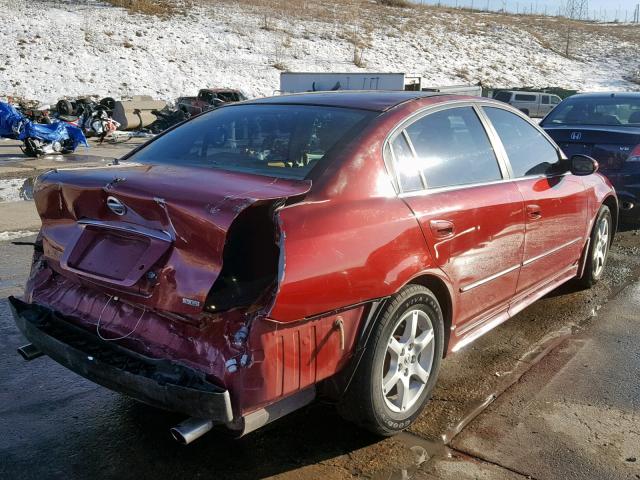 1N4BL11E15C162733 - 2005 NISSAN ALTIMA SE RED photo 4