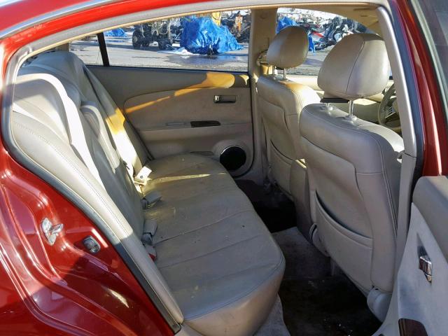 1N4BL11E15C162733 - 2005 NISSAN ALTIMA SE RED photo 6