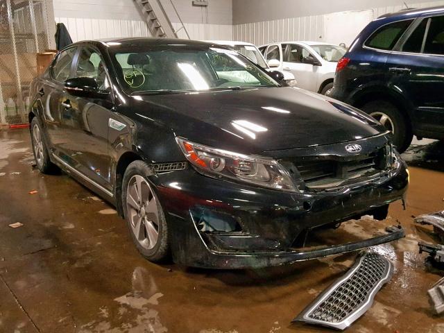 KNAGN4AD2G5093297 - 2016 KIA OPTIMA HYB BLACK photo 1