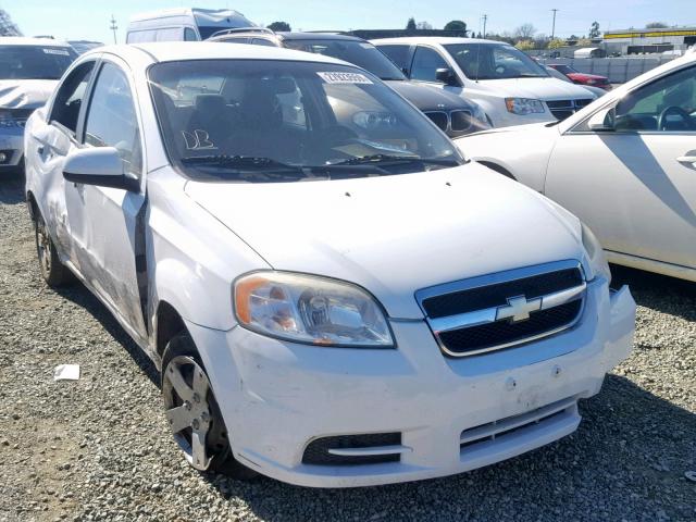 KL1TD5DE4BB181073 - 2011 CHEVROLET AVEO LS WHITE photo 1