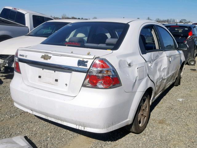 KL1TD5DE4BB181073 - 2011 CHEVROLET AVEO LS WHITE photo 4