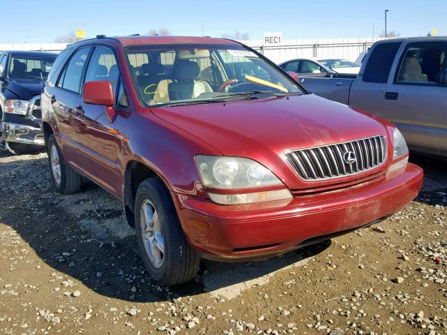 JT6GF10U5X0020560 - 1999 LEXUS RX 300 BURGUNDY photo 1